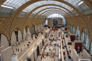 A converted train station, even the building that houses the M'O is art.