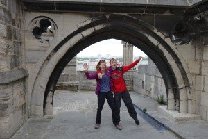 The went to St. Denis on European Heritage Days. We were treated to rare access to the top of the Basilica of St. Denis.