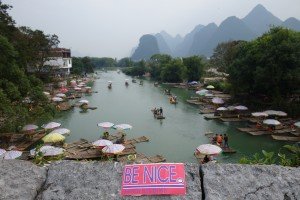 Dragon Bridge over the Yulong River, Yanshuo, China